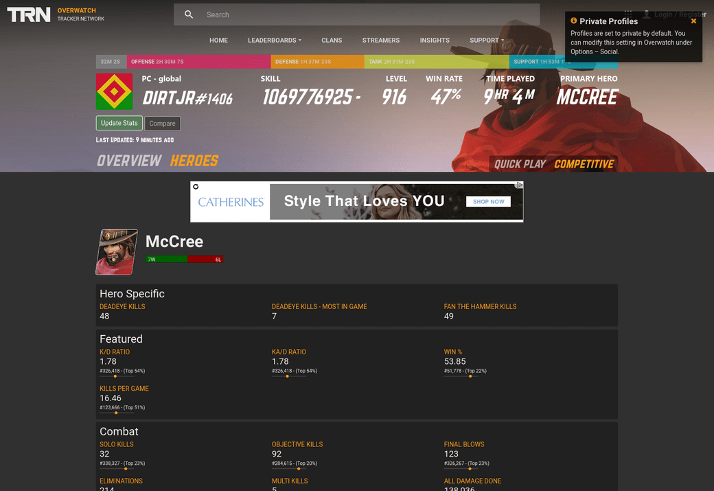 overwatch-stats-tracker