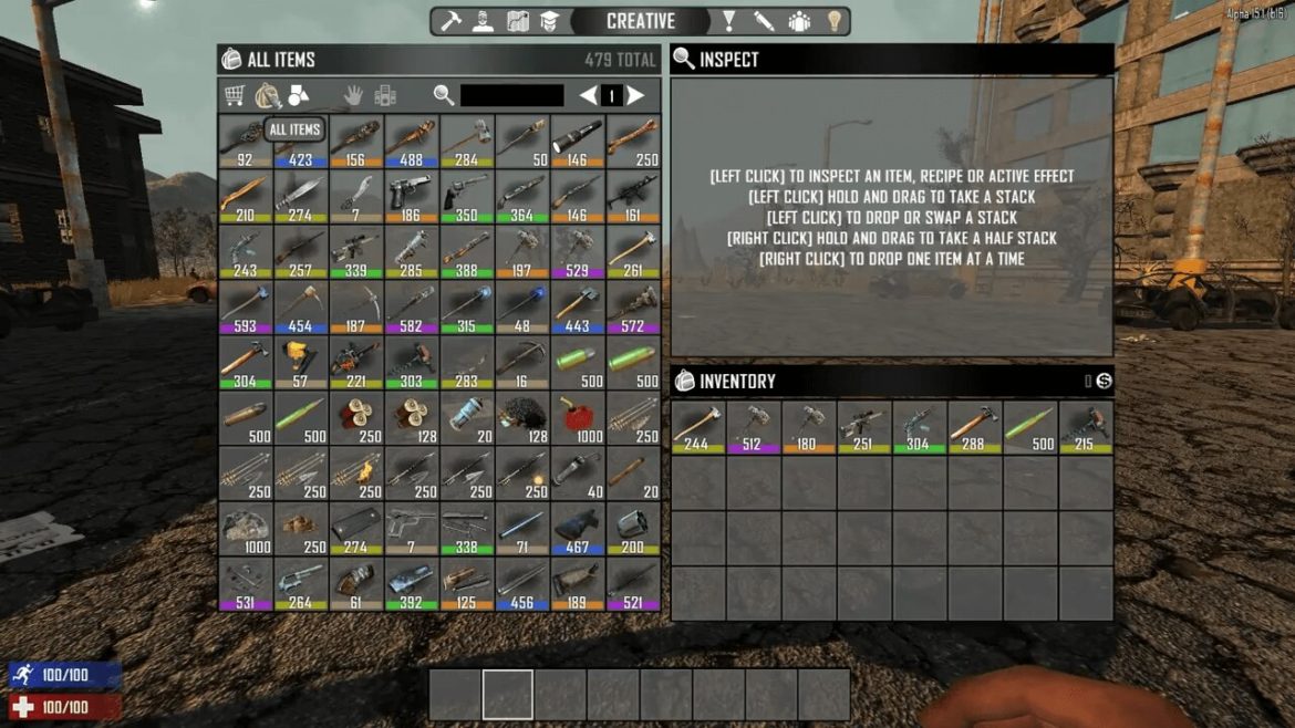 7 days to die console commands to break leg