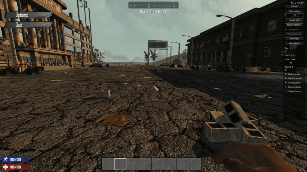7 days to die console commands time