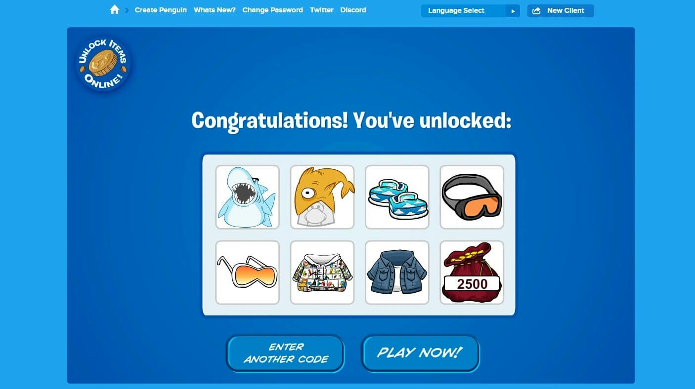 Club Penguin Online Codes 2020 Coins Clothes Book And More - roblox codes for clothes 2020 may