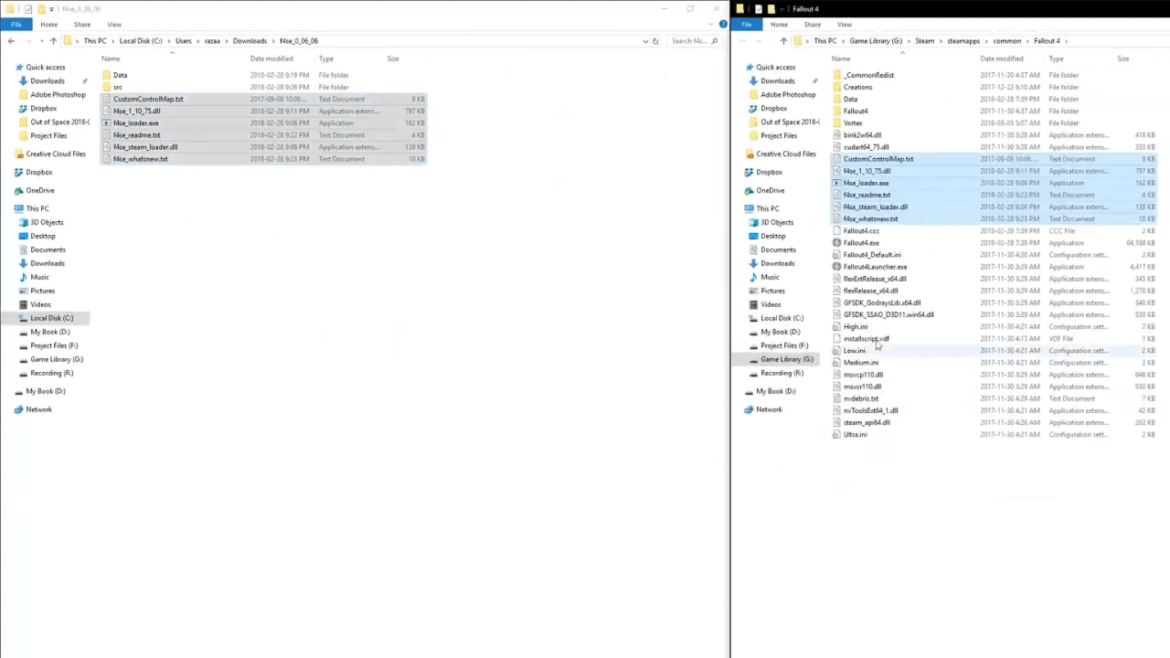 where to install fallout 4 script extender