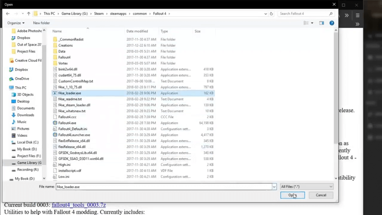 How to install F4SE for NMM