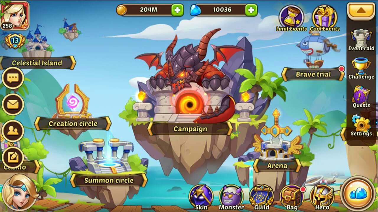 Idle Heroes Private Server A Hack Of The Original Game With Unlimited Gems Gaming Pirate - roblox private server hack