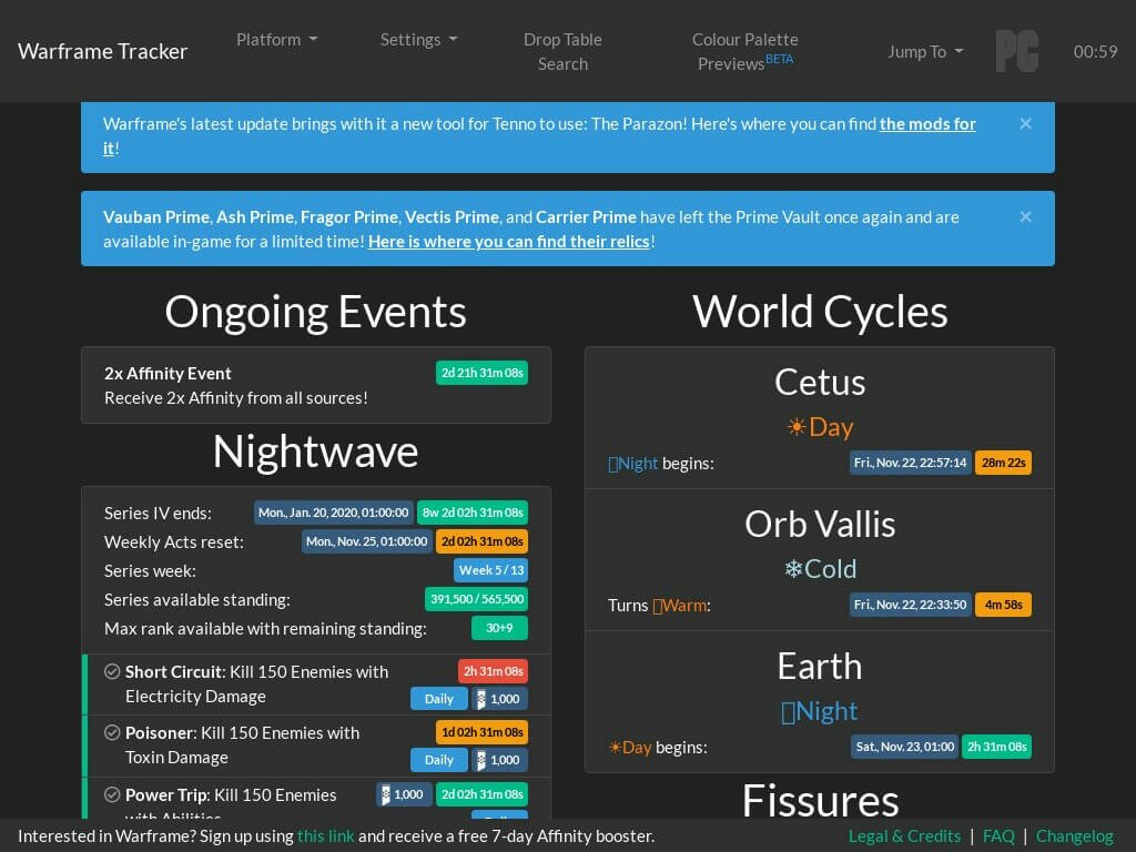 Warframe-tracker 