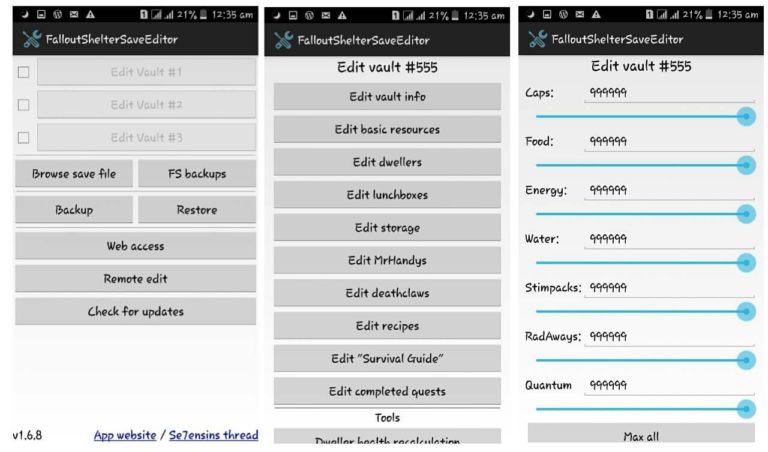 fallout shelter iphone save editor