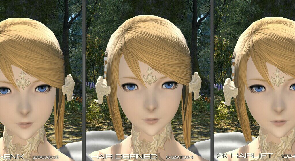 Hair Defined. is one of the best hair mod for FFXIV. 
