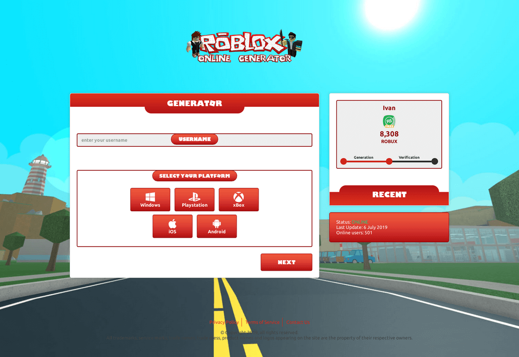 does roblox robux generator work