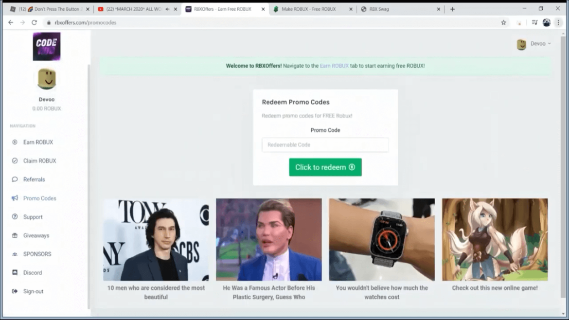 Free Robux Codes for Roblox (2024) Gaming Pirate