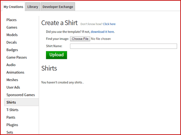 Roblox Shirt Template Transparent 2020