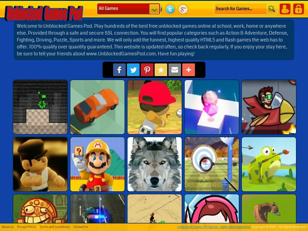 The Best Unblocked Games Websites To Utilize At School Gaming Pirate