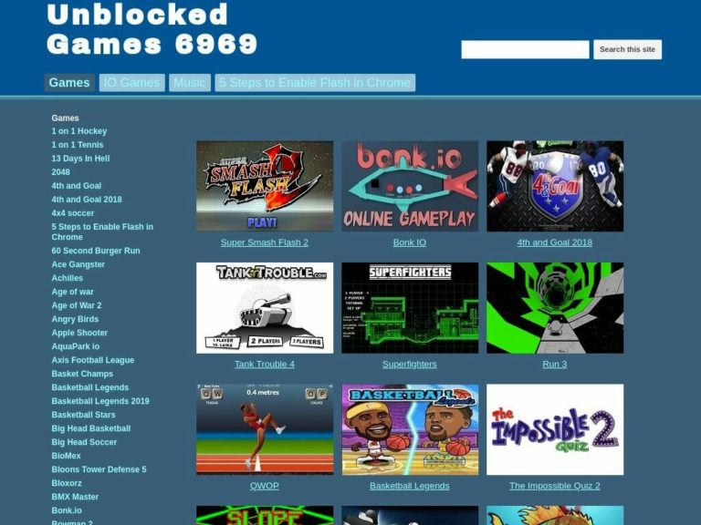 The Best Unblocked Games Websites to Utilize at School Gaming Pirate
