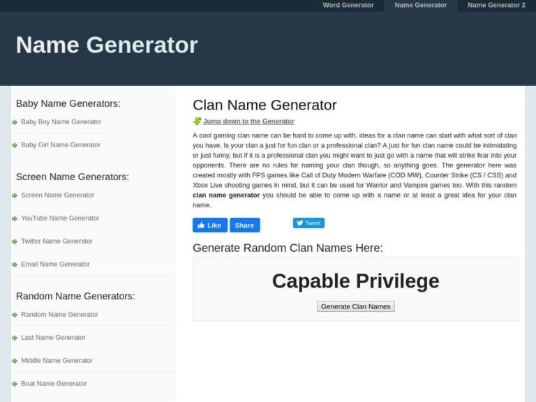The Best Clan Name Generator (2024) Gaming Pirate