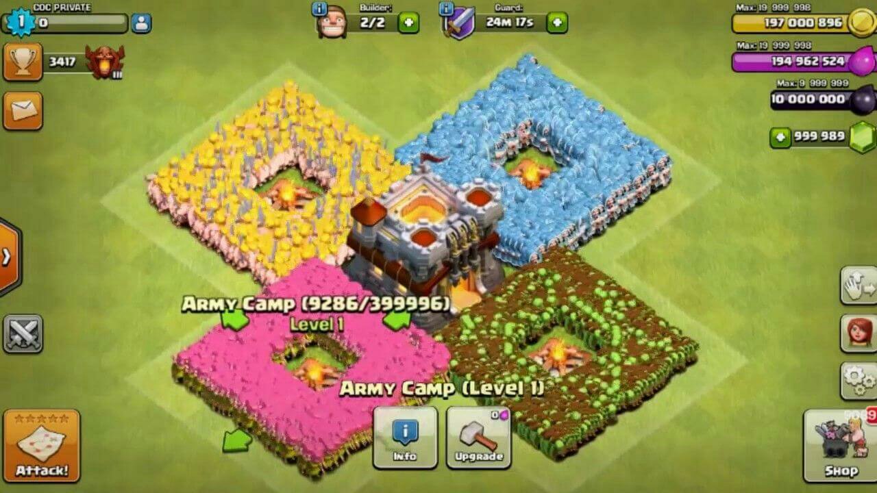 clash of clans private server mediafire