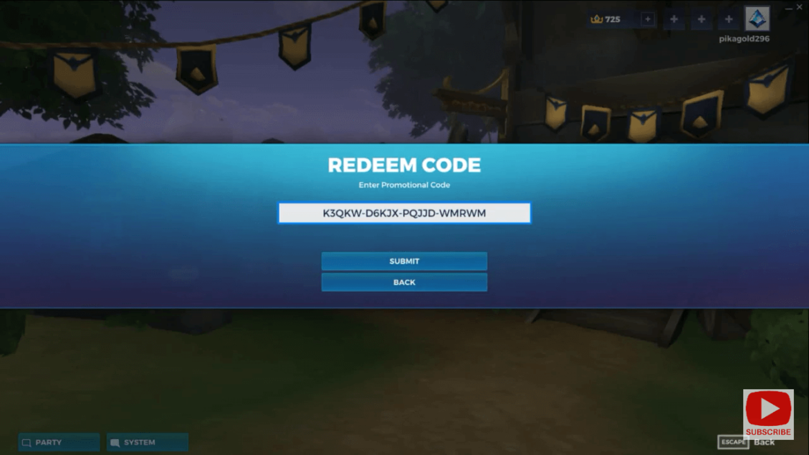 realm royale codes pc