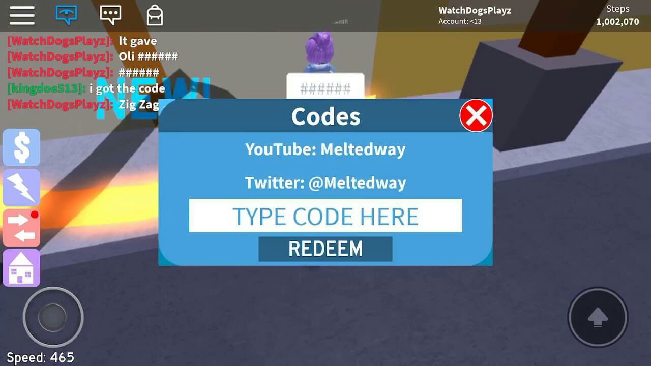 Roblox Codes In Speed City