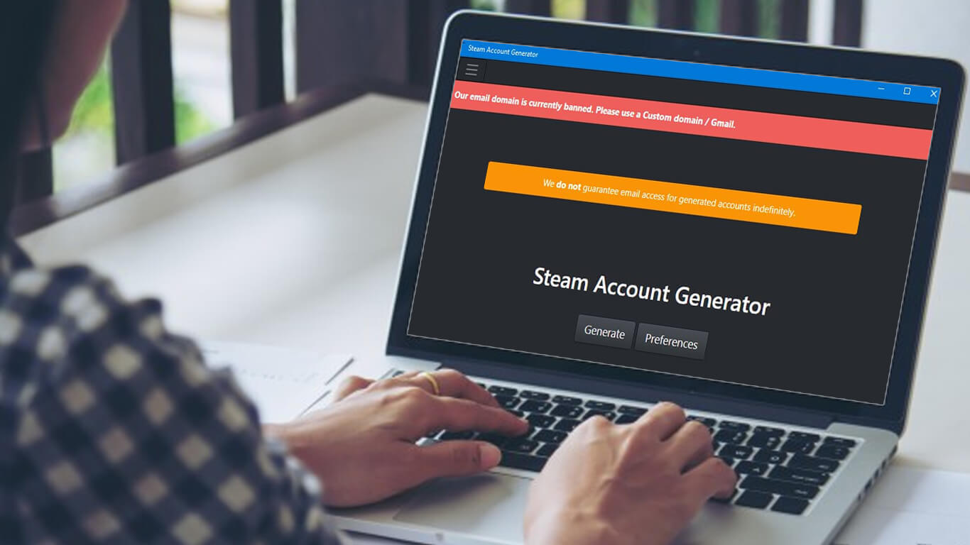 new steam account maker