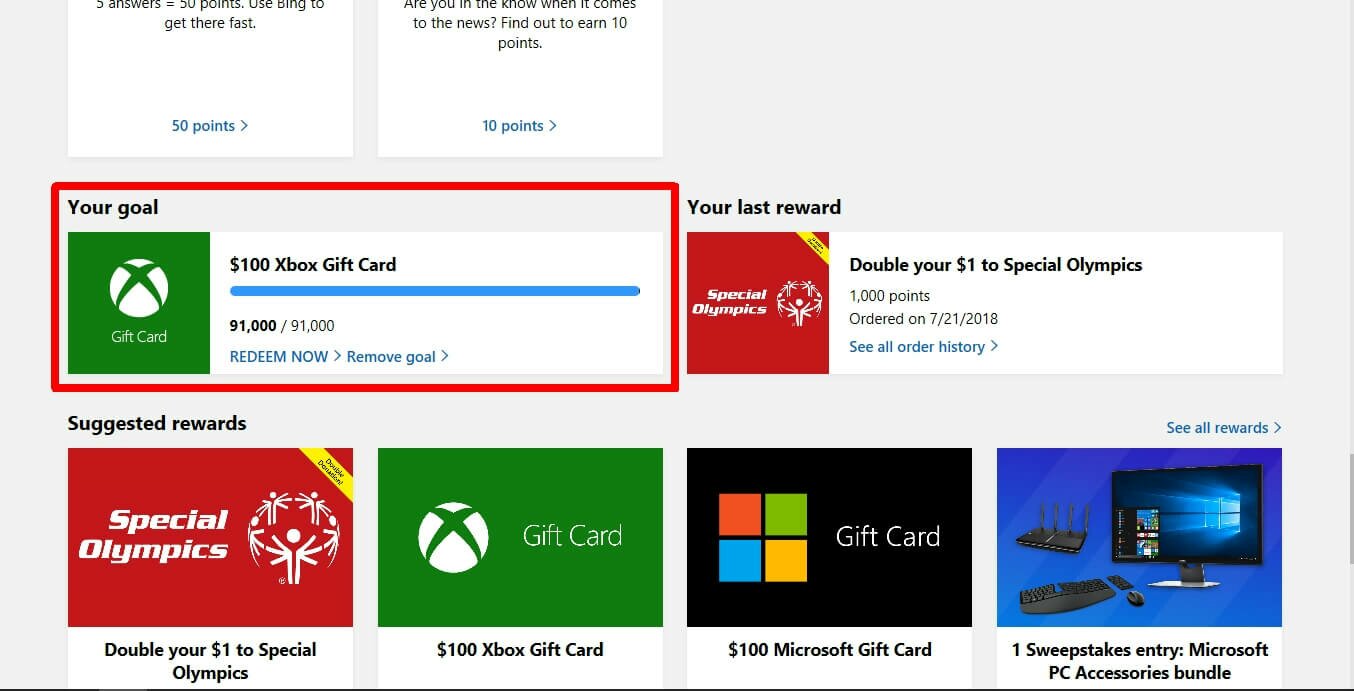 is there a microsoft gift card