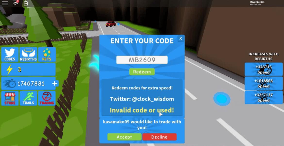 Codes For Dashng Simulator In Roblox