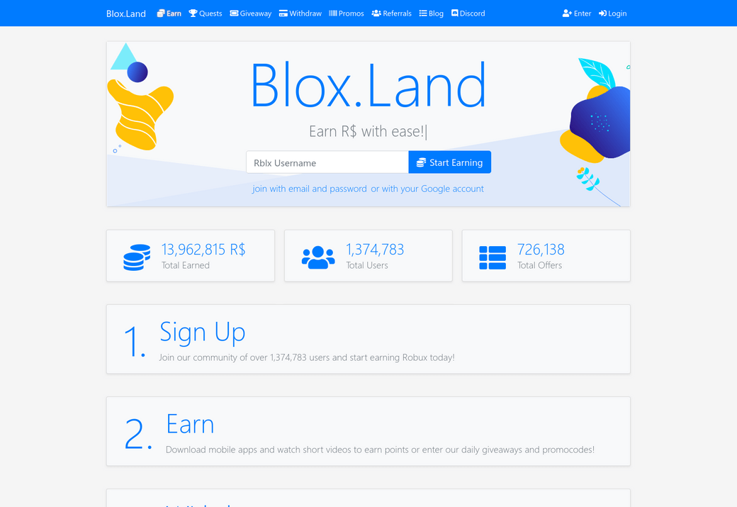 Bloxland Register