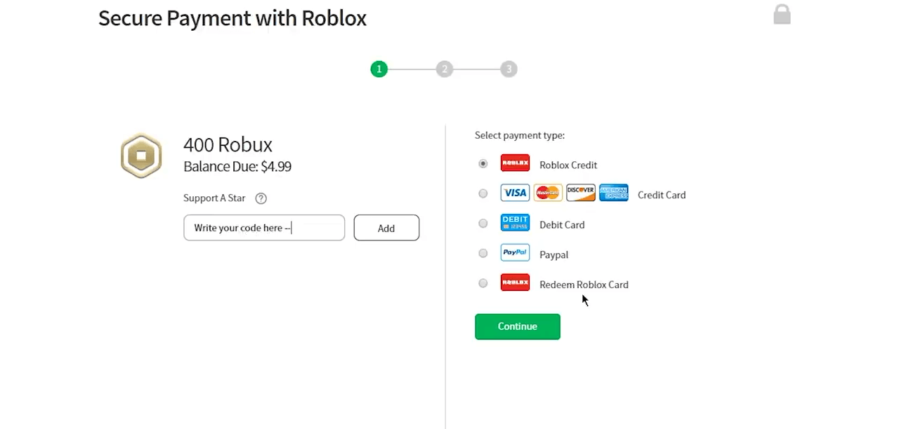 Star Code To Get Robux