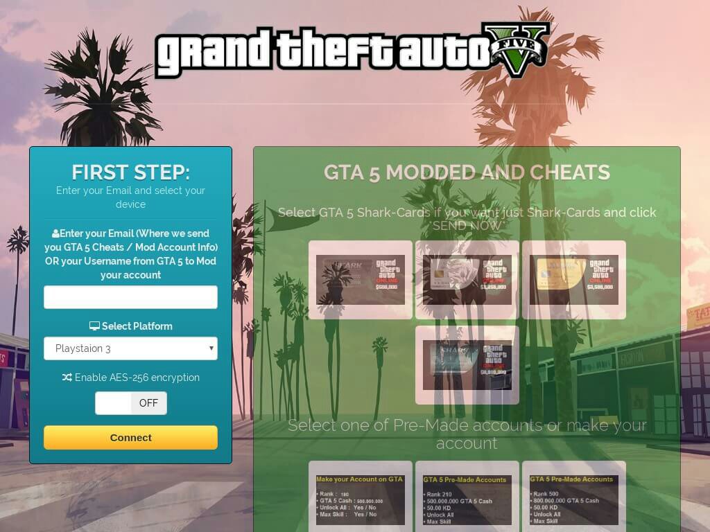 mod my gta 5 account for free