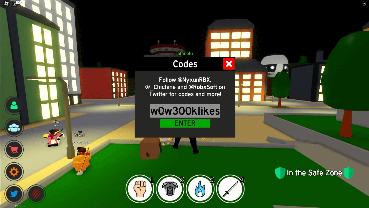 Roblox Anime Fighting Simulator Codes 2020 March
