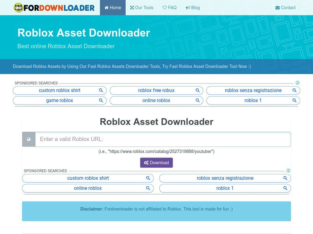 Roblox Asset Downloader Not Working