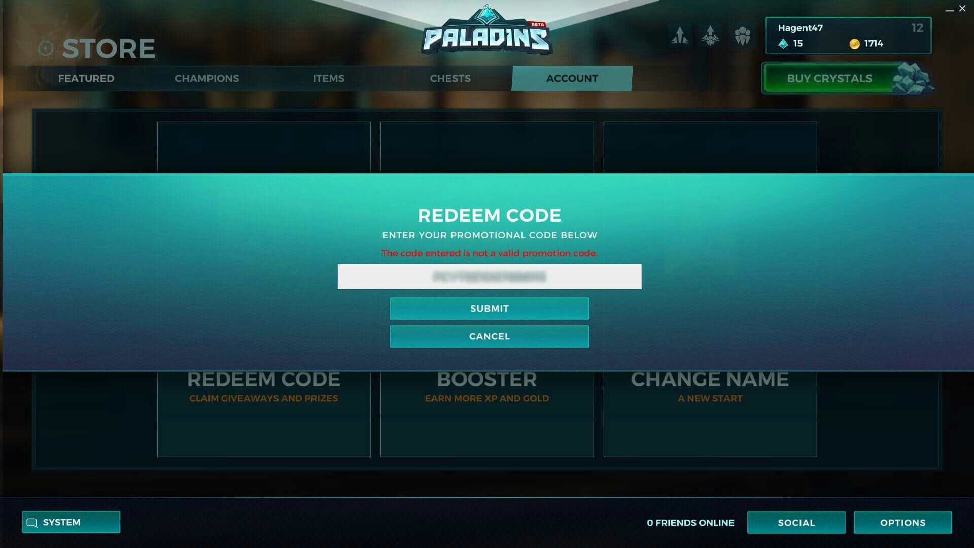 paladins-codes