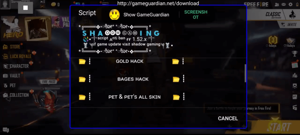 free fire all hack name