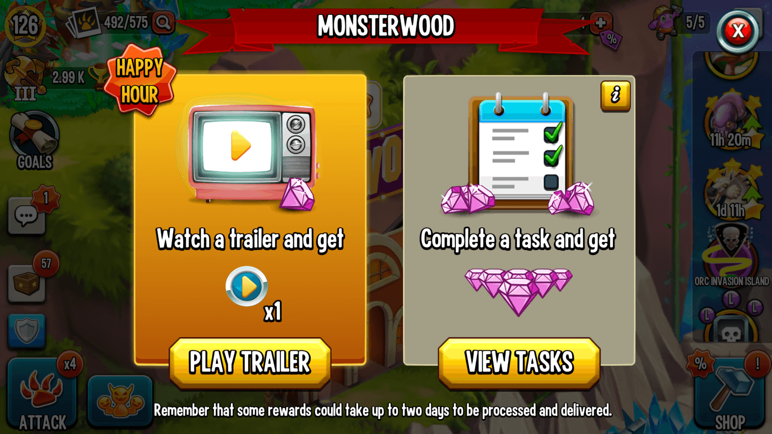 monster legends hacked