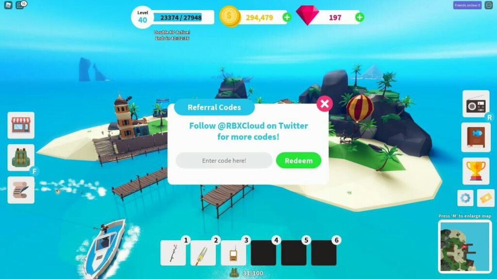 Roblox Fishing Simulator Codes for Gems and Coins (2024) Gaming Pirate