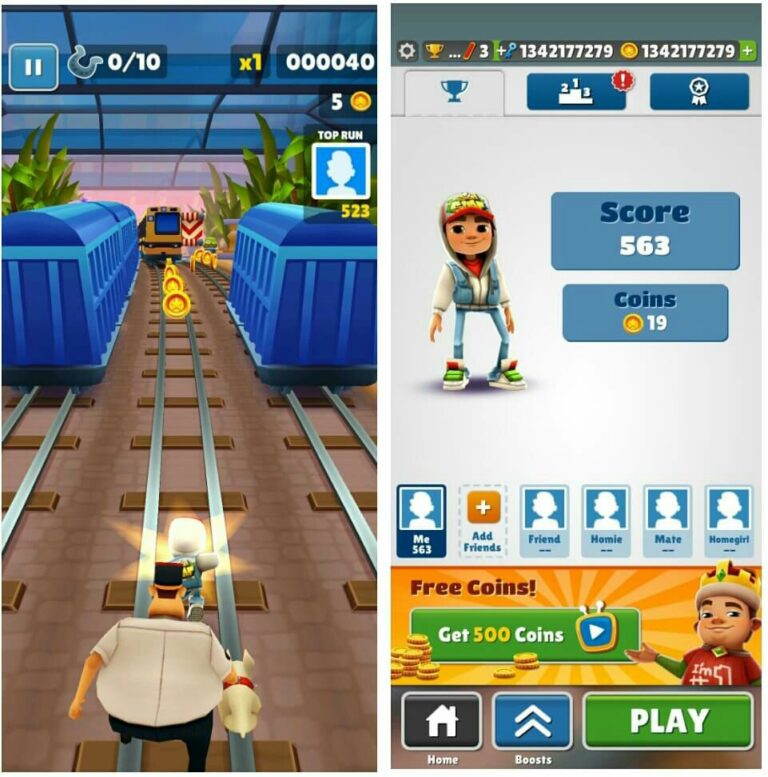 hack game subway surfers android