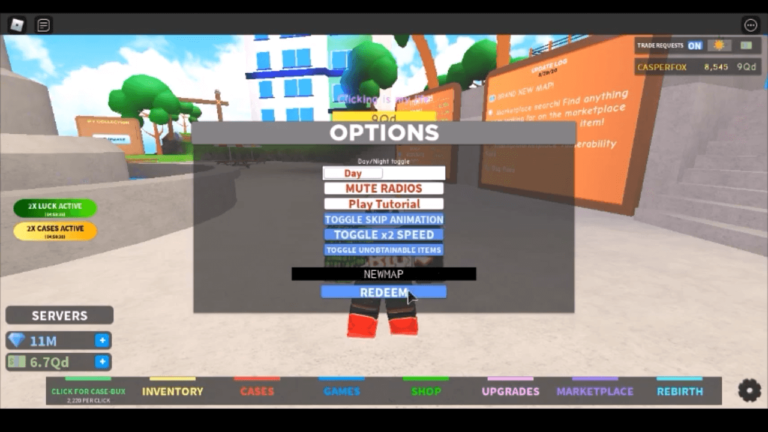 Коды на case clicker roblox