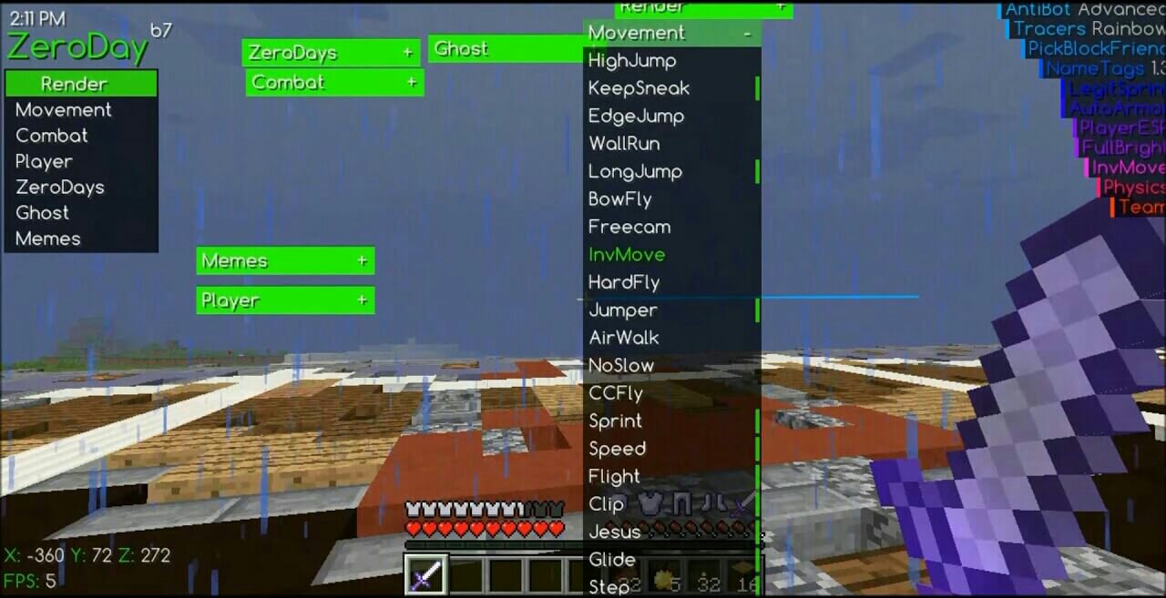 minecraft metro hacked client