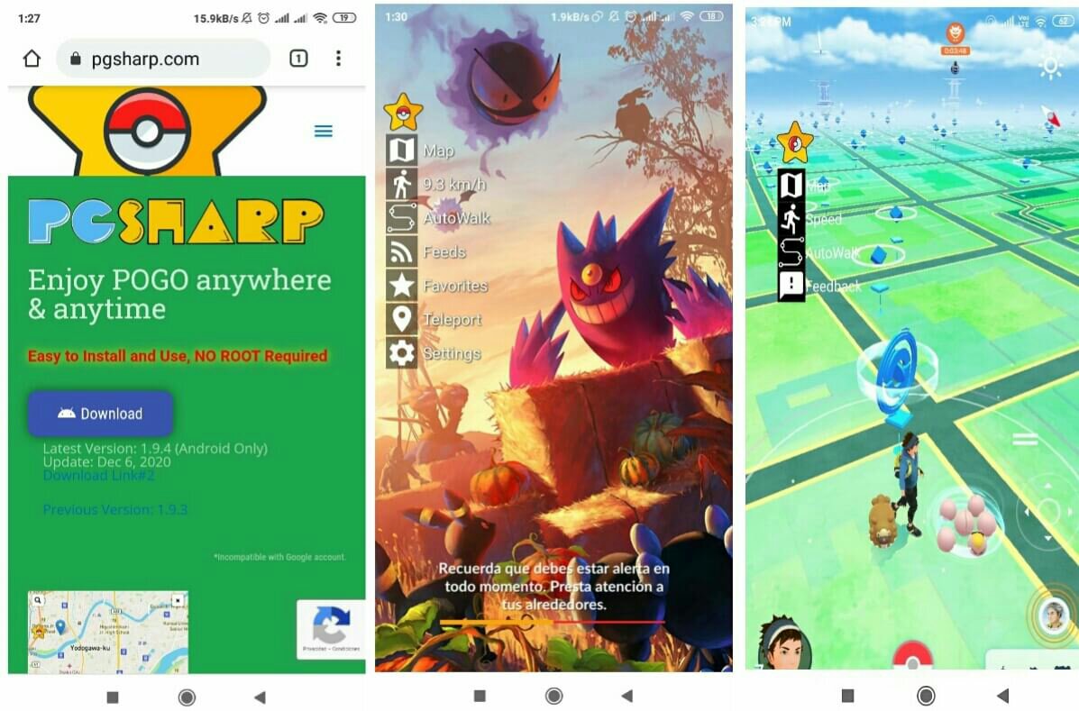 easy pokemon go gps spoof android