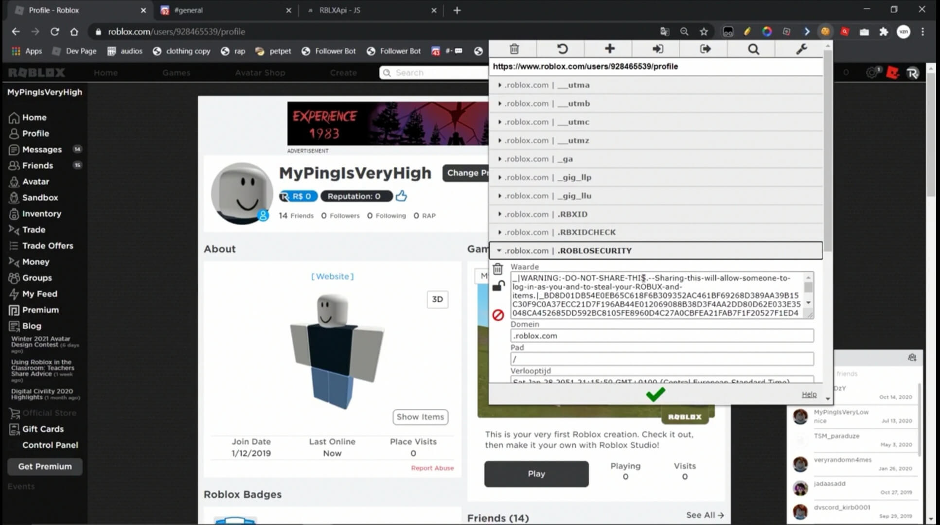 Roblox Cookie Logger How To Cookie Log On Roblox 2021 Gaming Pirate - how to hack roblox using javascript