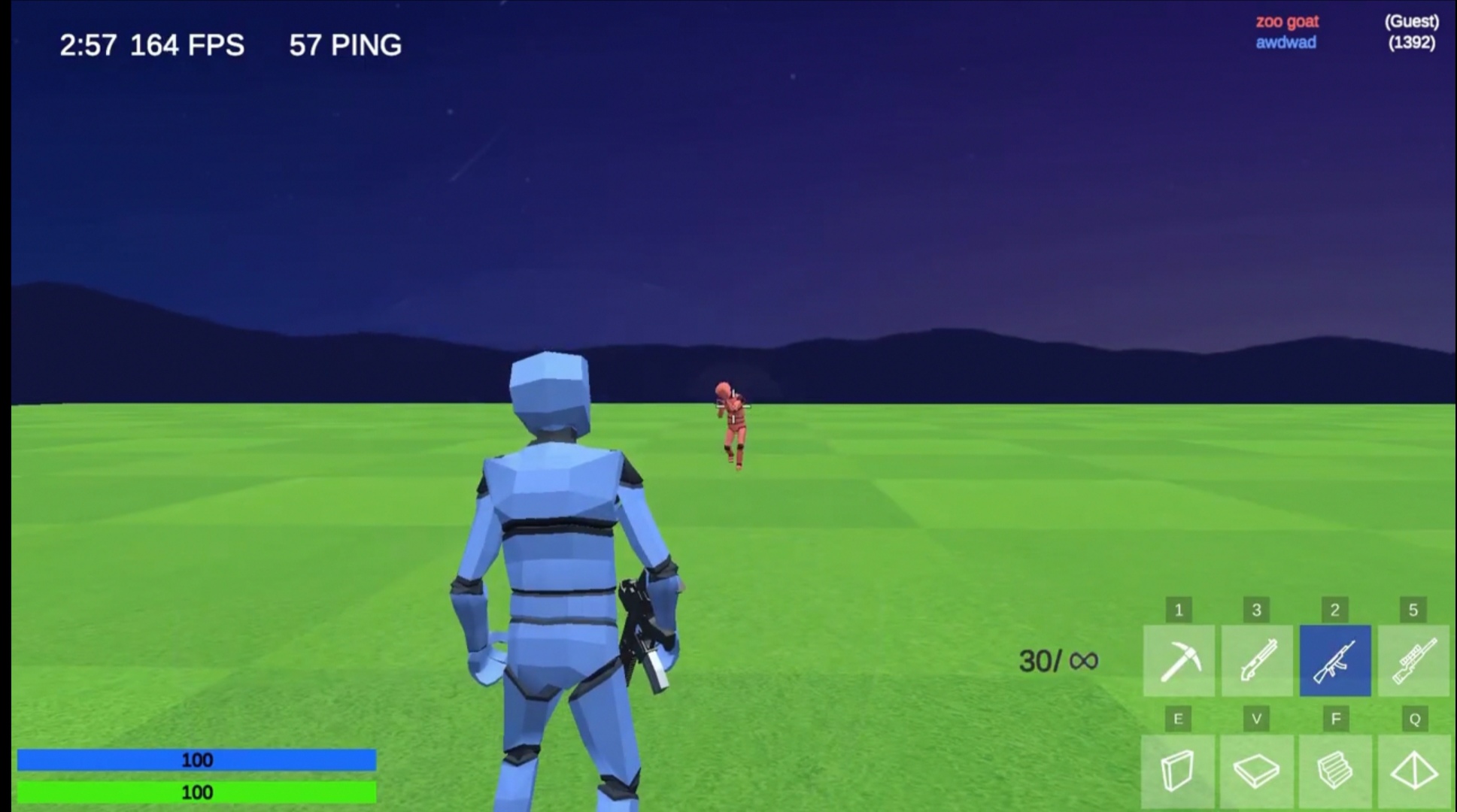 Asmr free build 1v1 lol