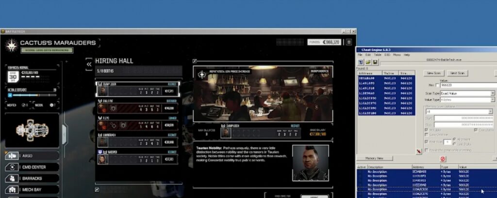 pc battletech cheats