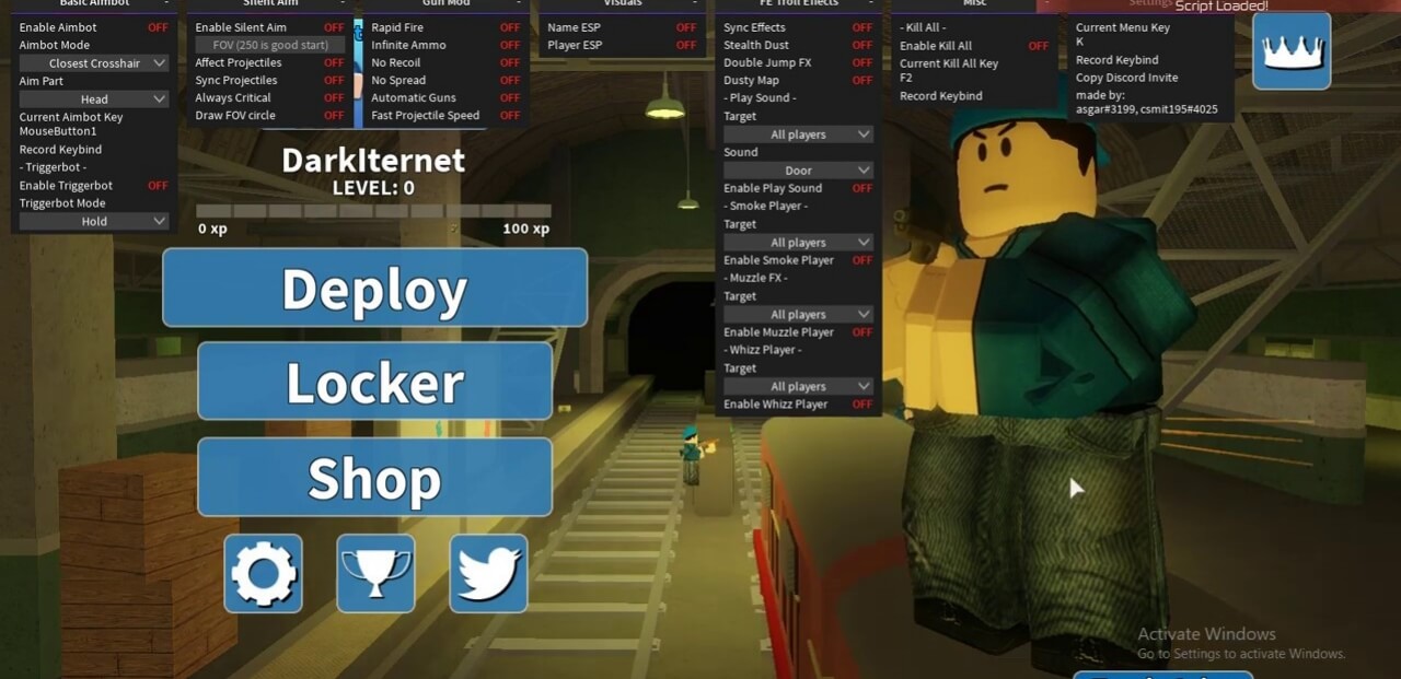 hgow to get an aimbot for roblox