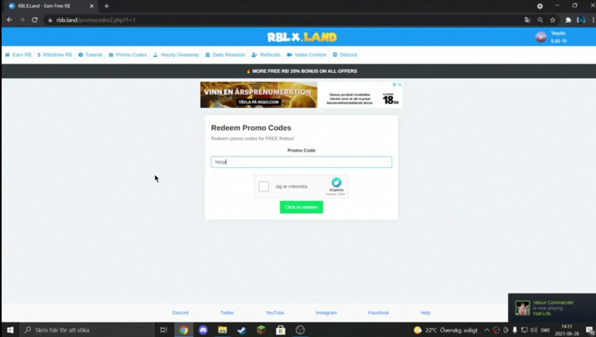 Bloxland Promo Codes April 2021  Free Robux (RBLX LAND Codes