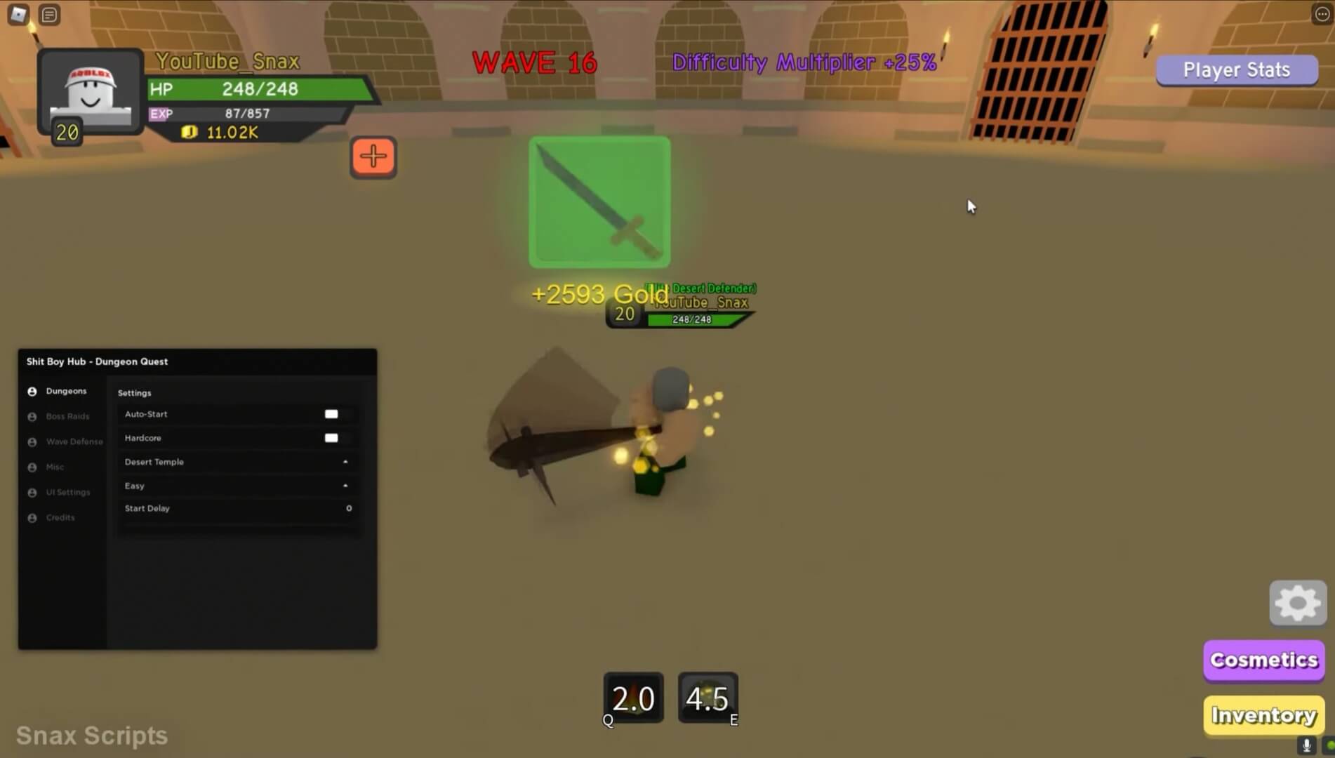 dungeon quest scripts roblox