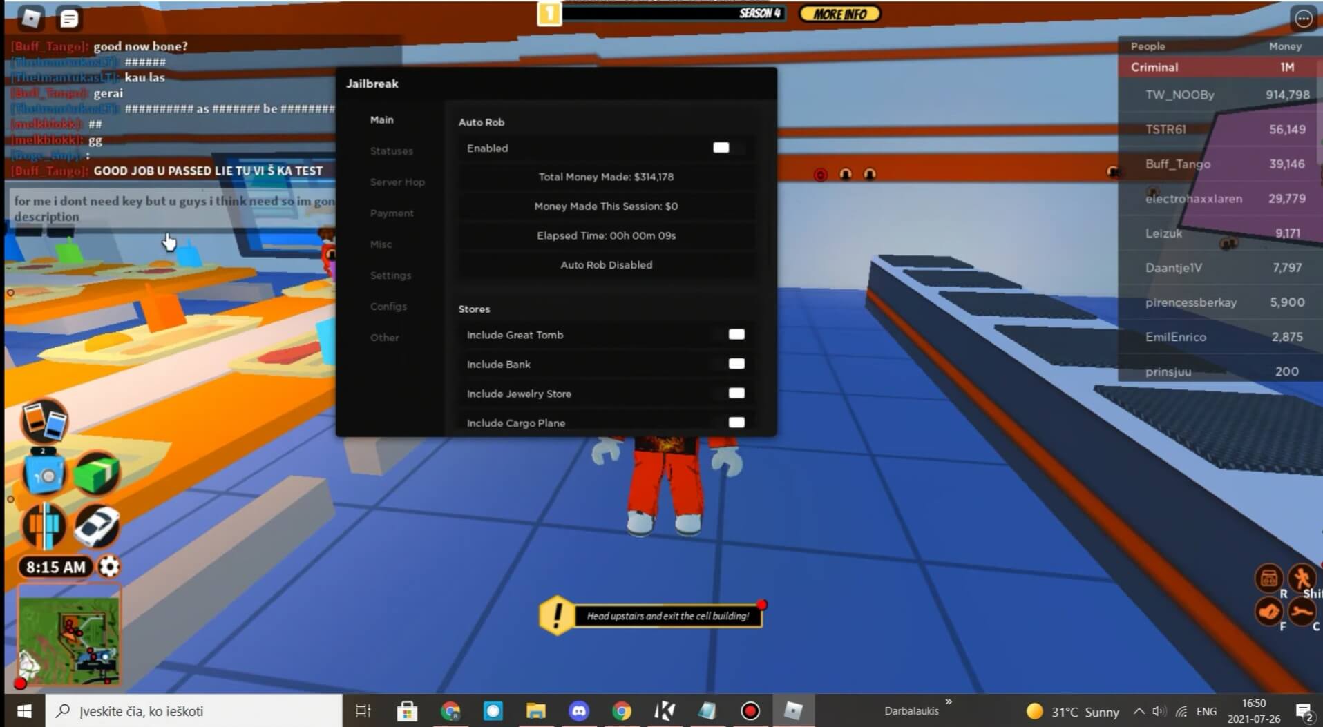 FREE NEW MODE] AUTOROB SCRIPT 2022 / JAILBREAK ROBLOX UPDATE 2022