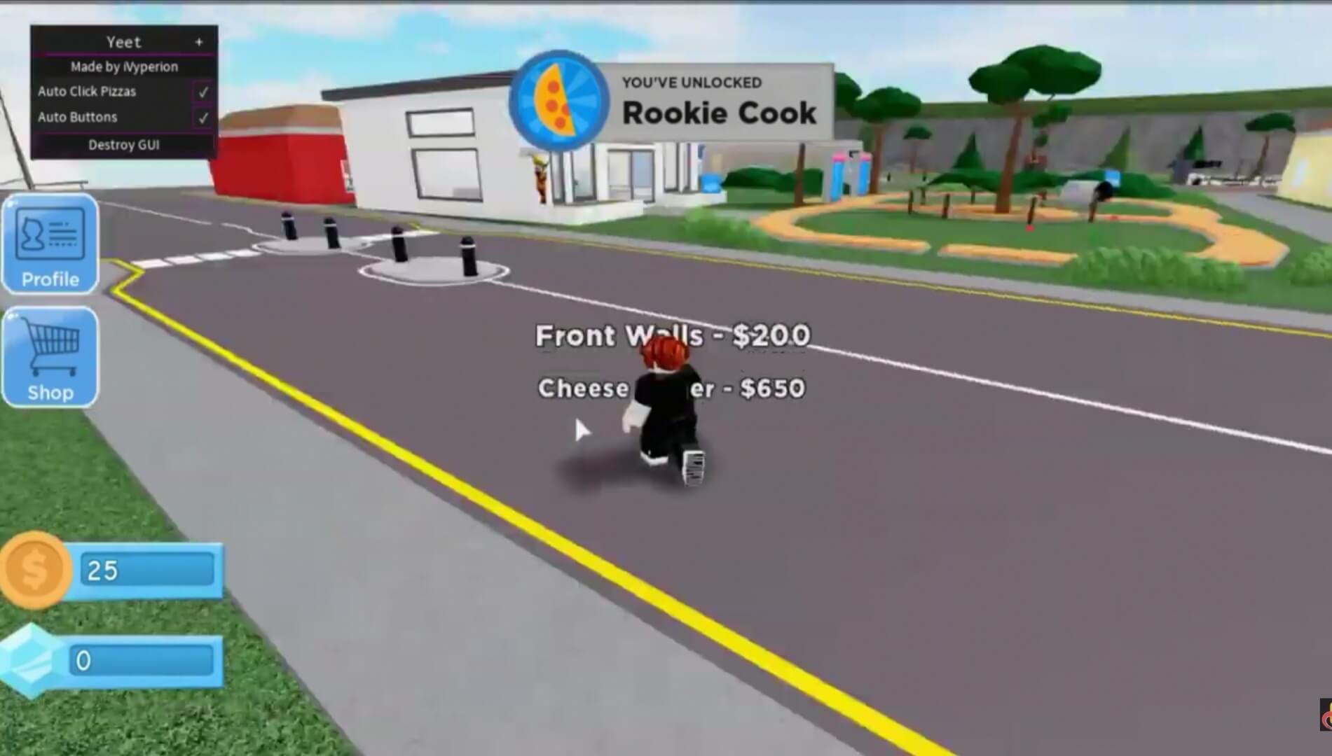 noclip roblox the streets