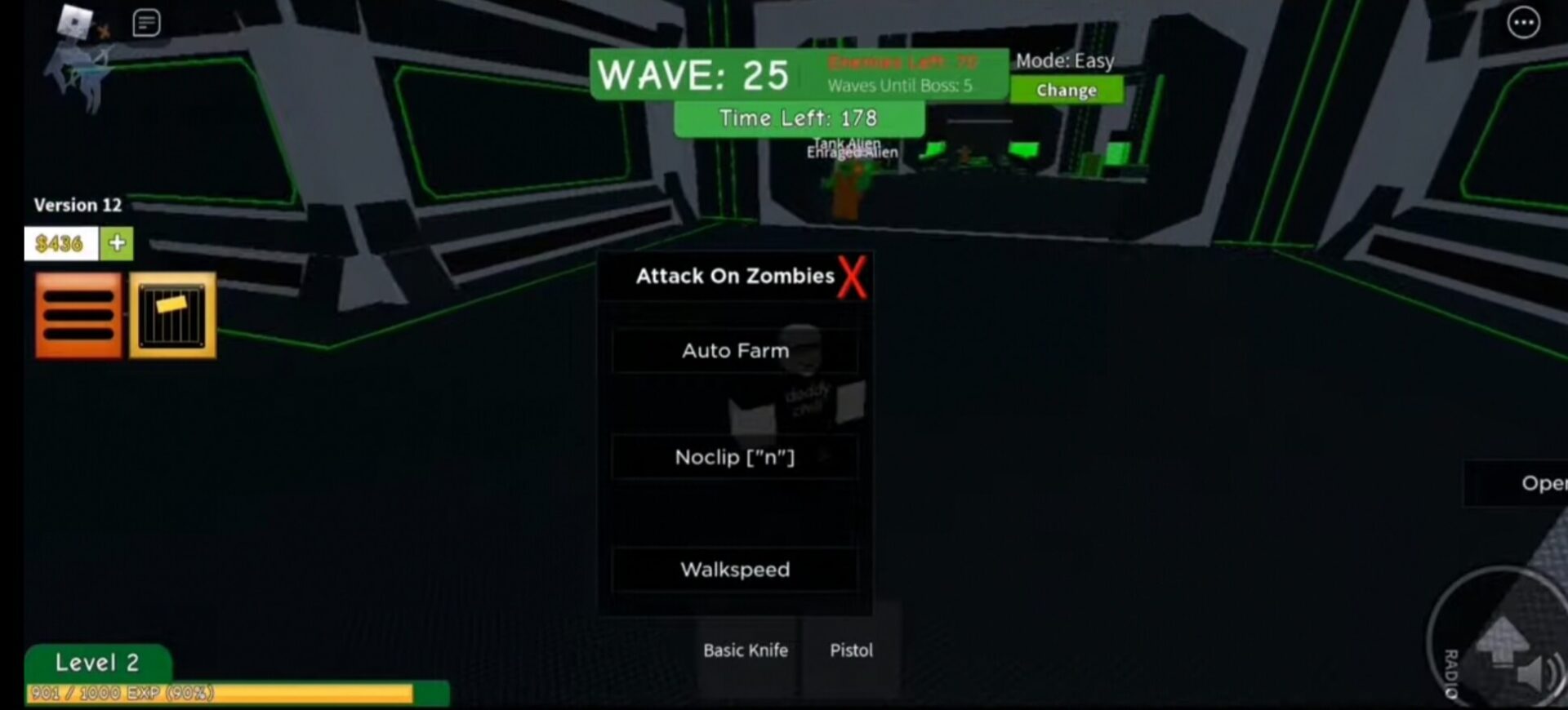 Zombie Attack Script for Money and More (2024) Gaming Pirate