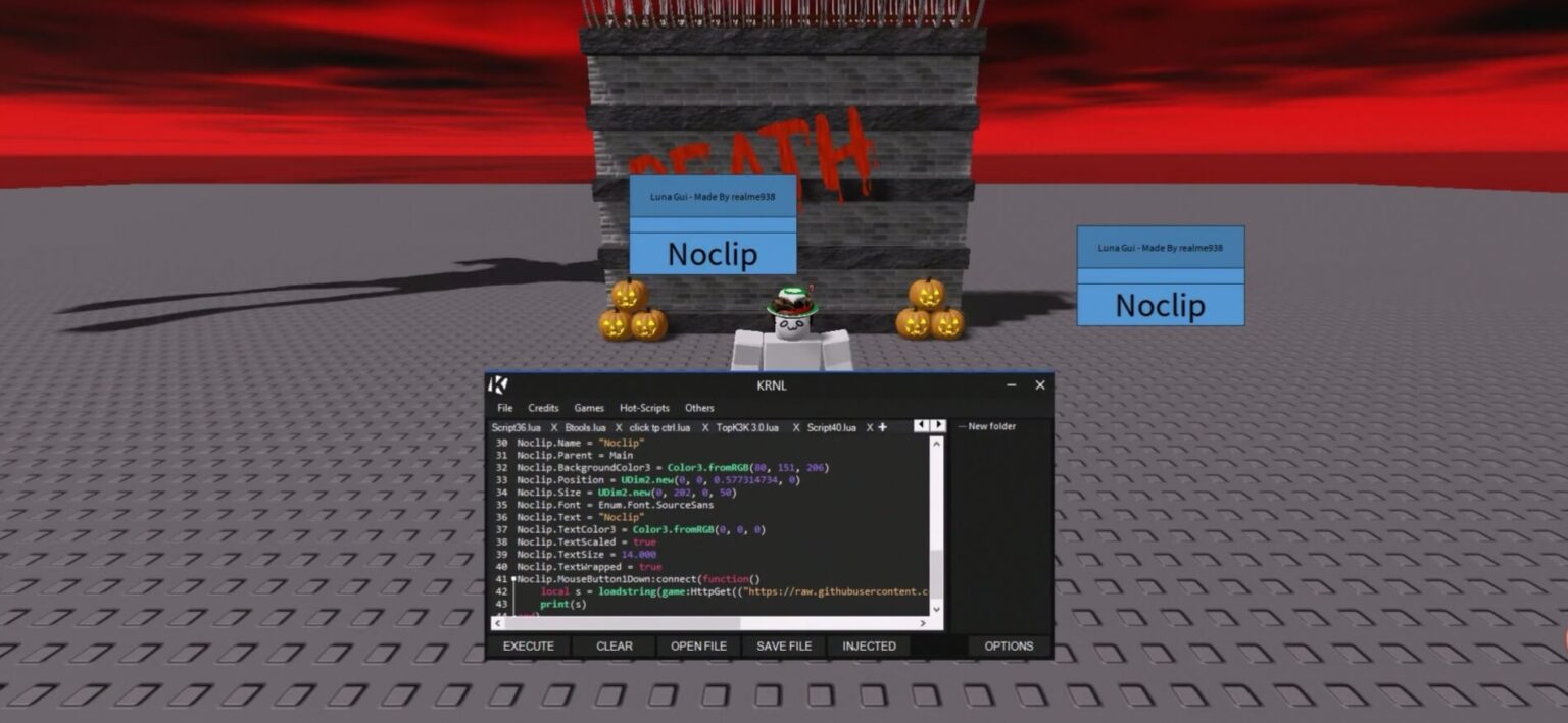 Roblox Noclip Script 2023 Gaming Pirate