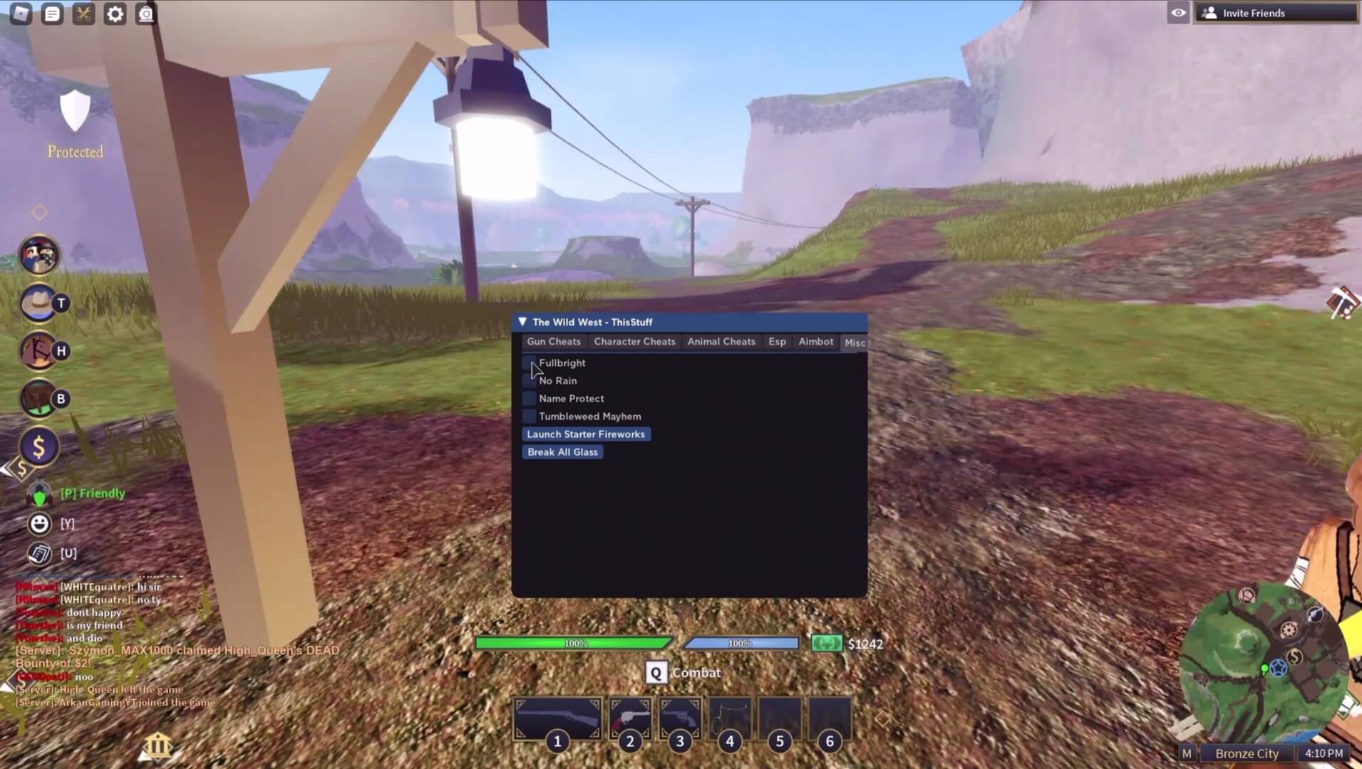 Roblox Free Script The Wild West – ESP, Aim, Tools, Mine Aura, Player Mods – Financial Derivatives Company, Limited