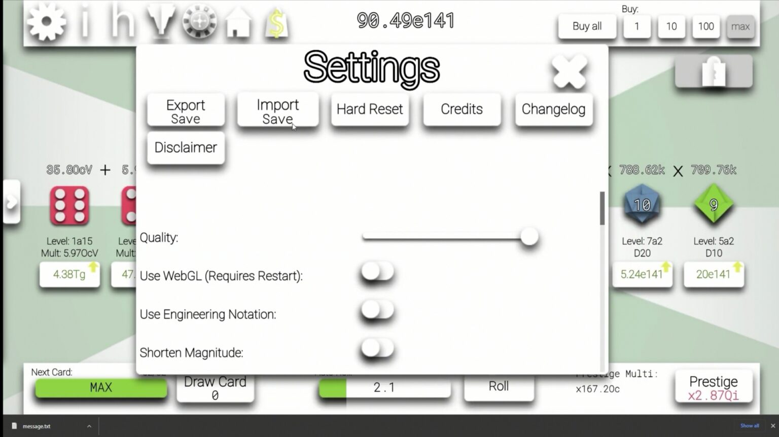 Idle Dice Import Codes - wide 3