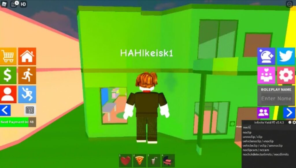 Create a roblox script by Yeeted1400