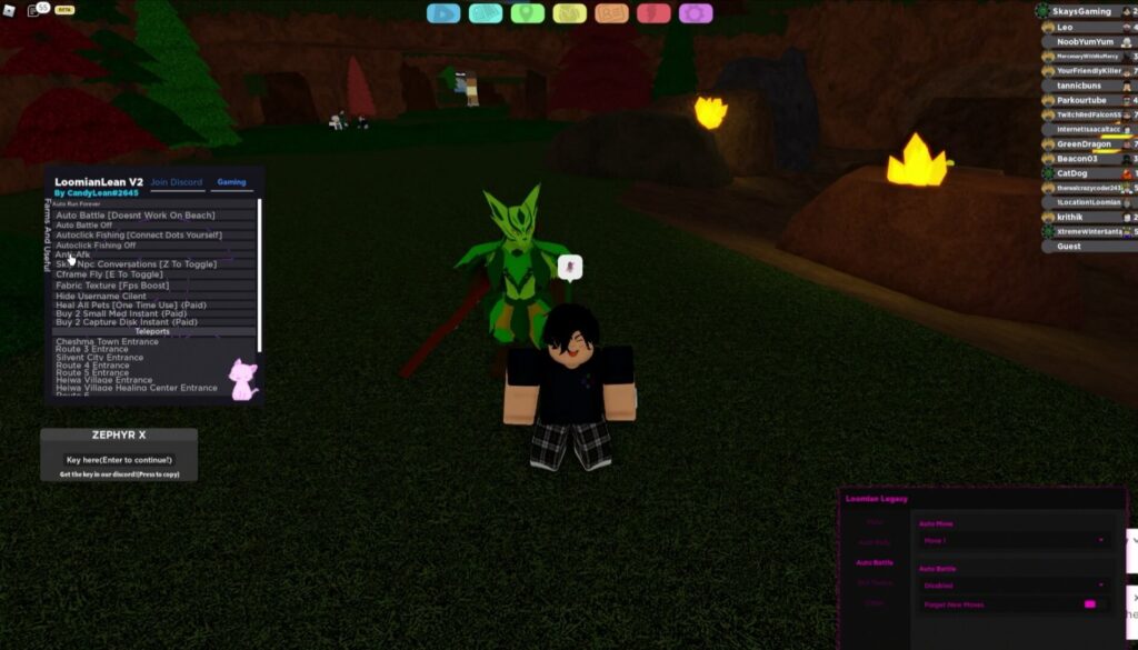 Loomian Legacy GUI Auto Encounter, AutoSpin Farm & MORE!