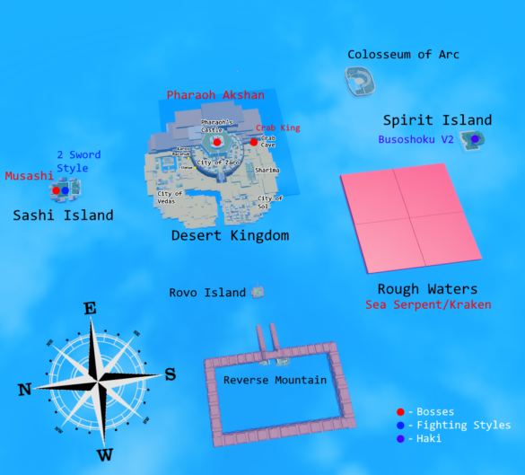 Grand Piece Online (GPO) Map Gaming Pirate